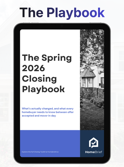 The Spring 2026 Closing Playbook